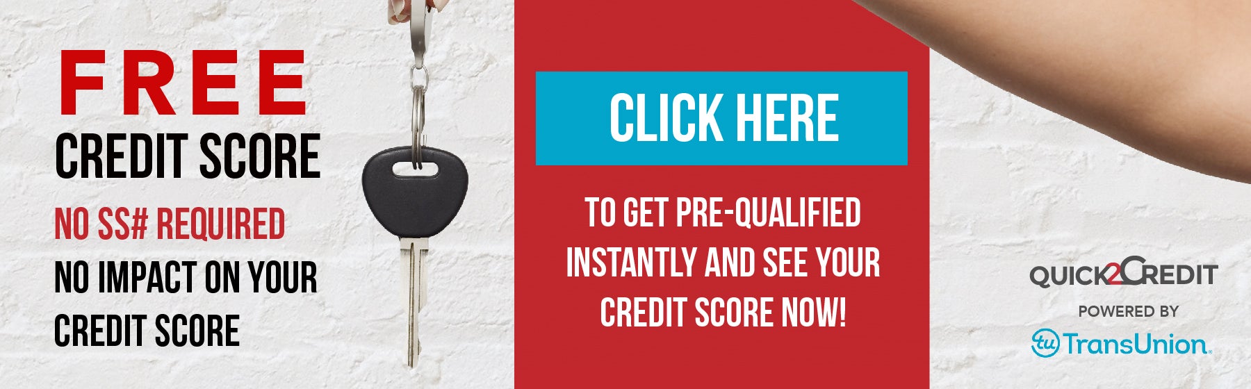 Get Pre Qualified, Instantly!