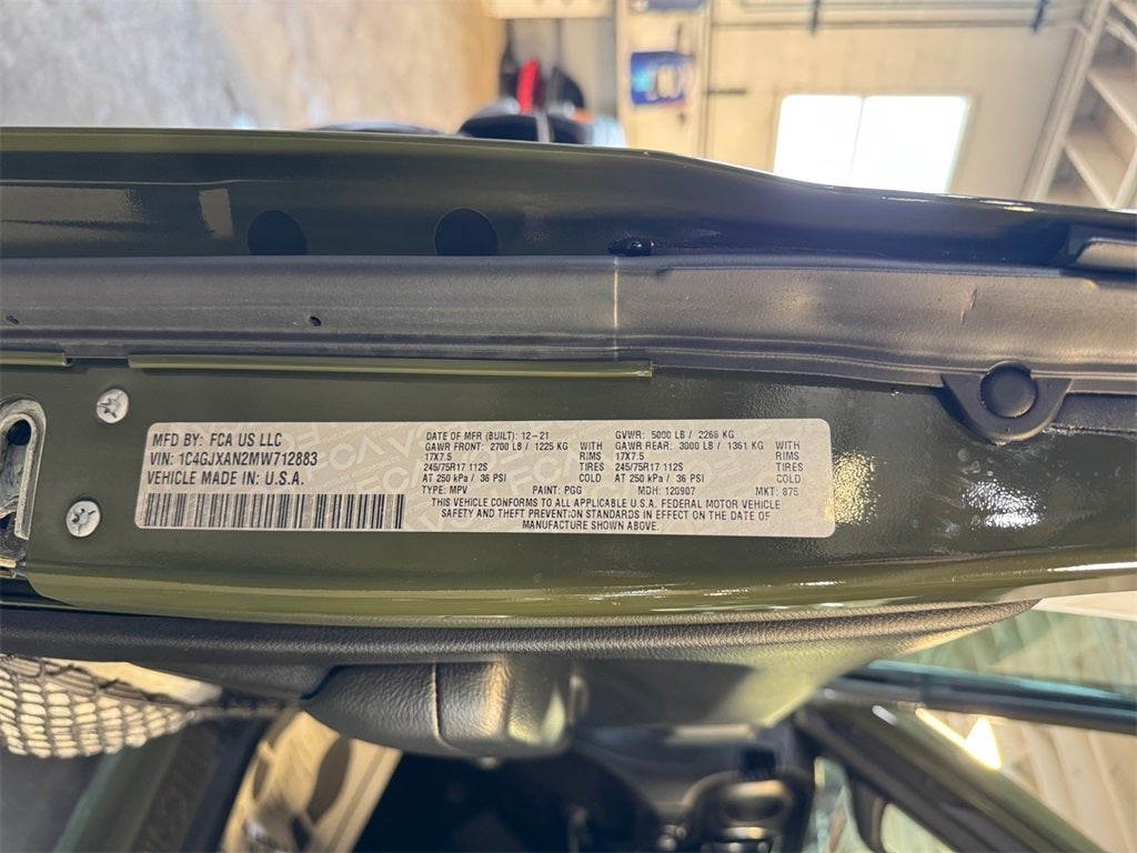 2021 Jeep Wrangler Sport