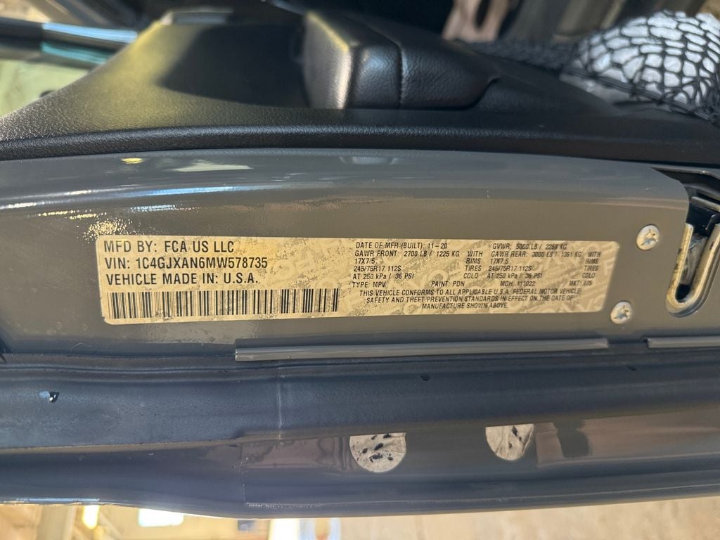 2021 Jeep Wrangler Sport