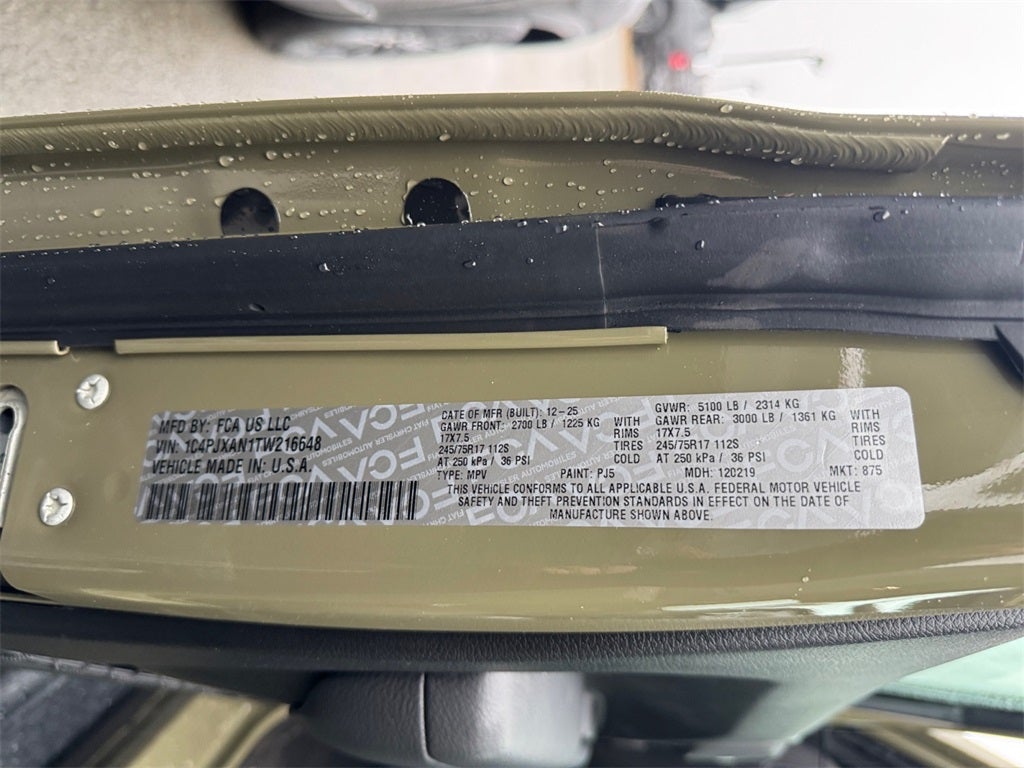 2026 Jeep Wrangler Sport S