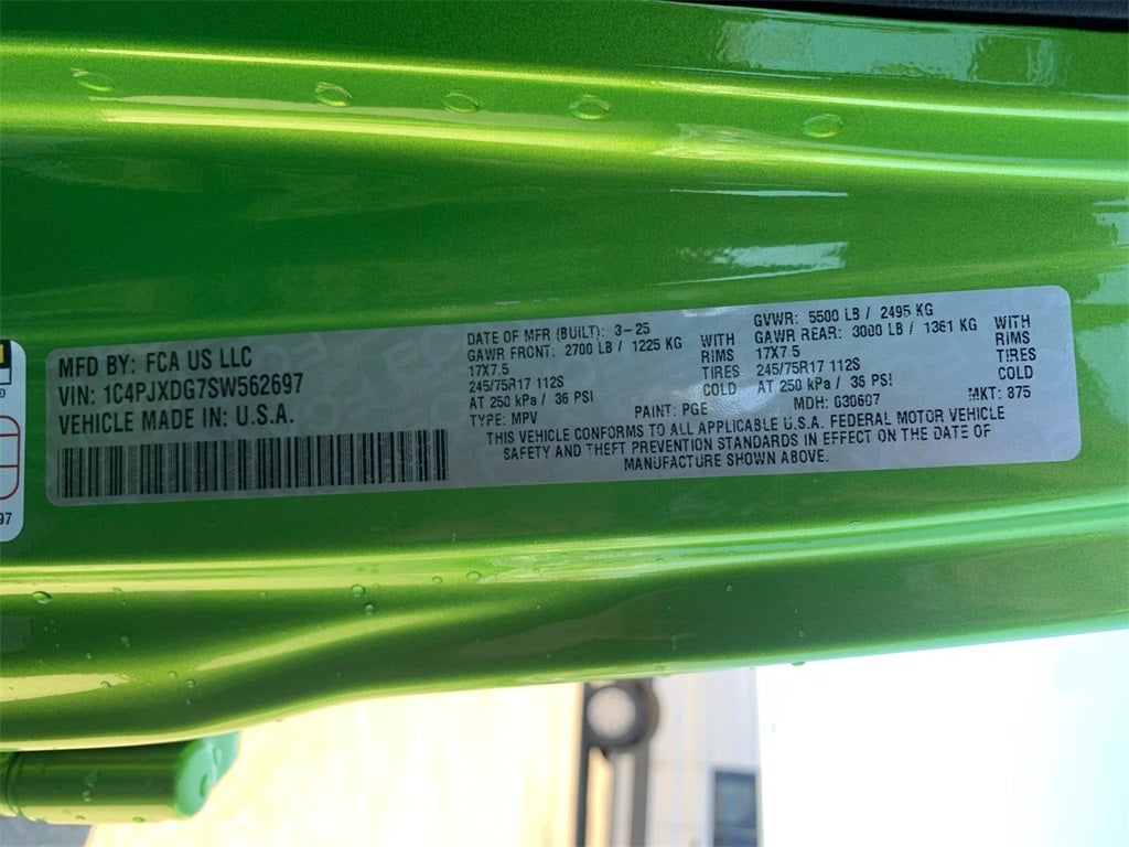 2025 Jeep Wrangler Sport S