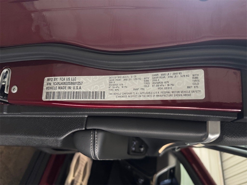 2025 Jeep Grand Cherokee L Limited