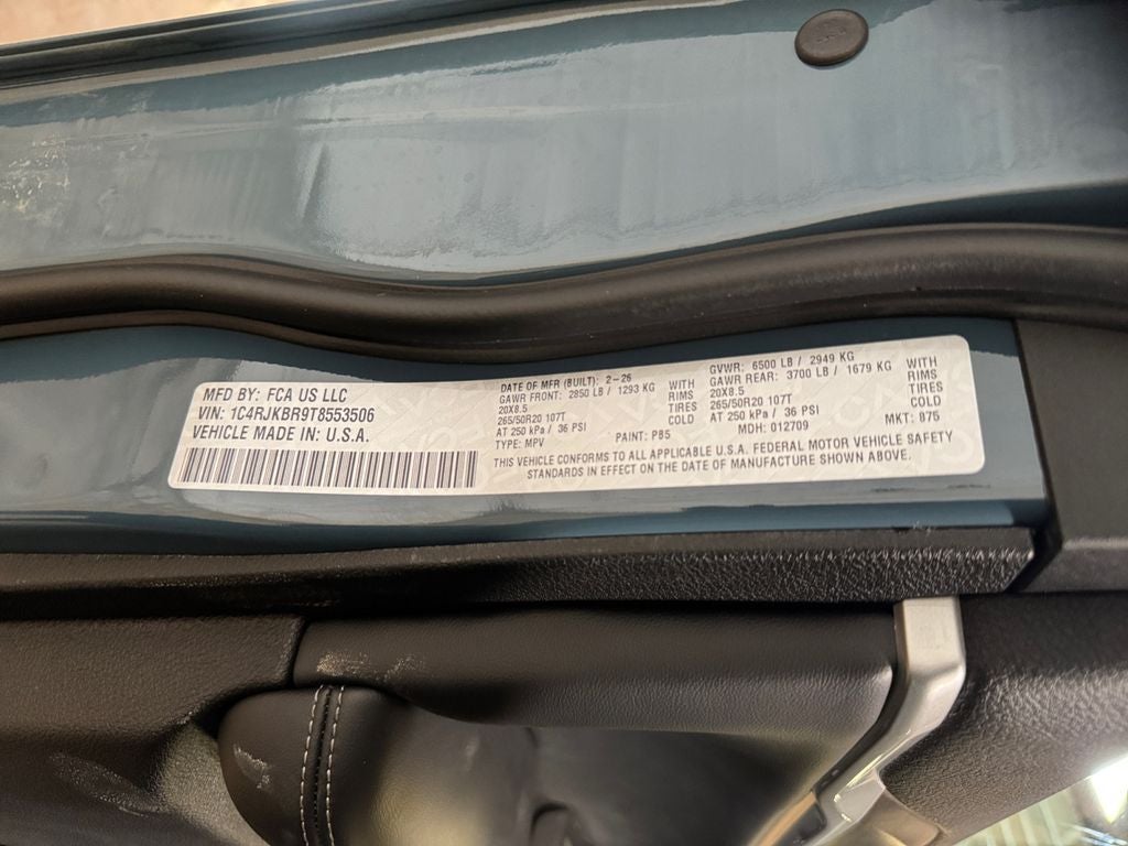 2026 Jeep Grand Cherokee L Limited