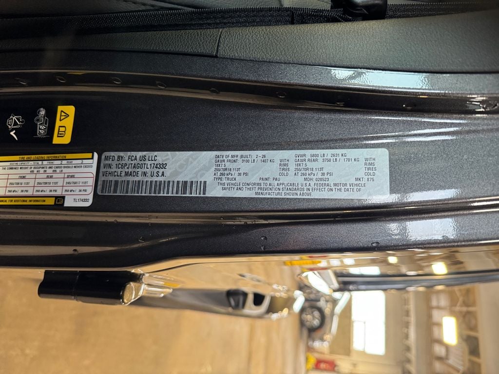 2026 Jeep Gladiator Sahara