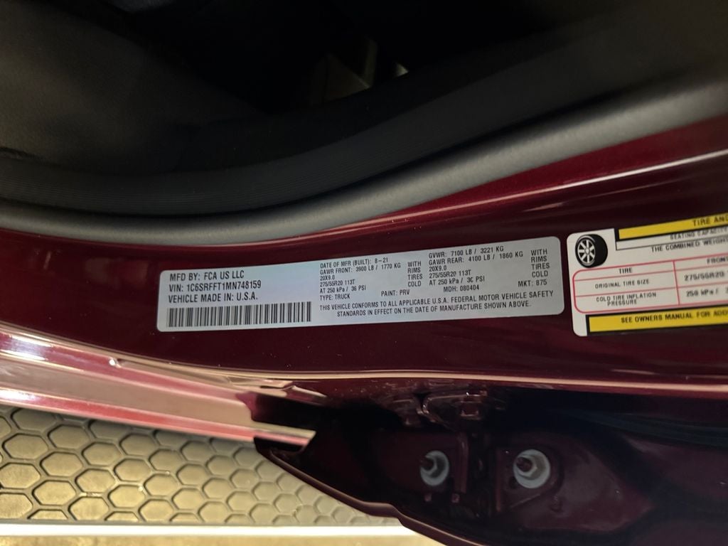 2021 RAM 1500 Big Horn/Lone Star