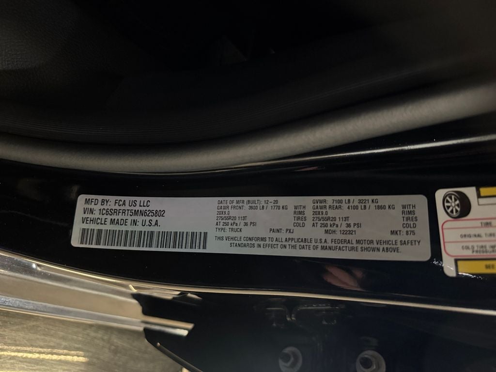 2021 RAM 1500 Laramie