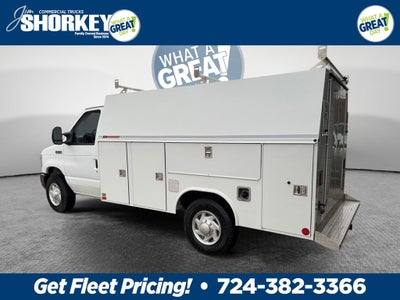 2024 Ford E-350SD Base Cutaway SRW / 7.3L V8 / 11' Enclosed Service Body