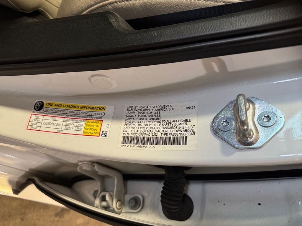 2021 Honda Accord Hybrid EX-L