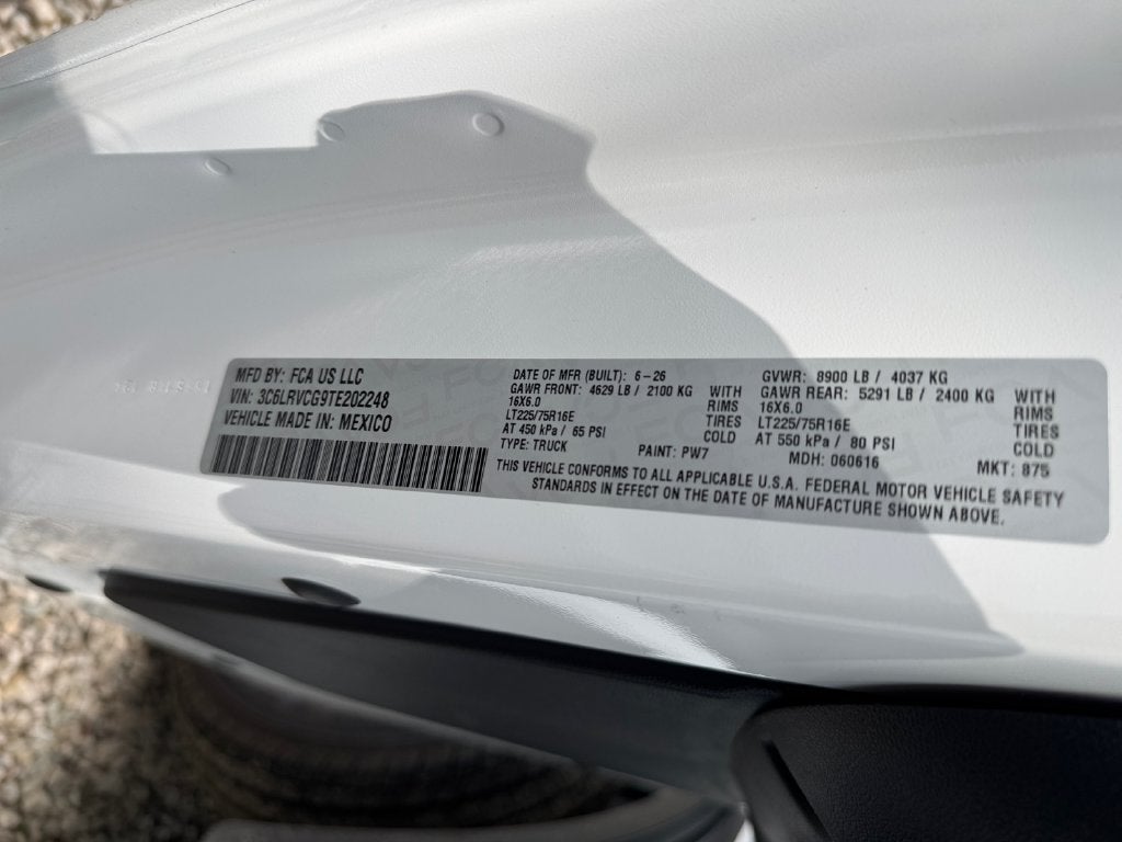 2026 RAM Promaster High Roof / 136" WB