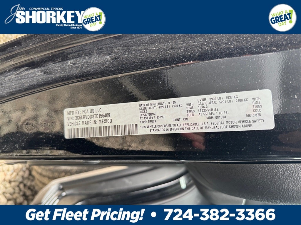 2026 RAM Promaster High Roof / 159" WB