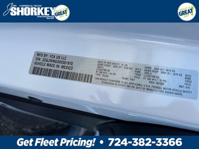 2027 RAM Promaster Low Roof / 118" WB