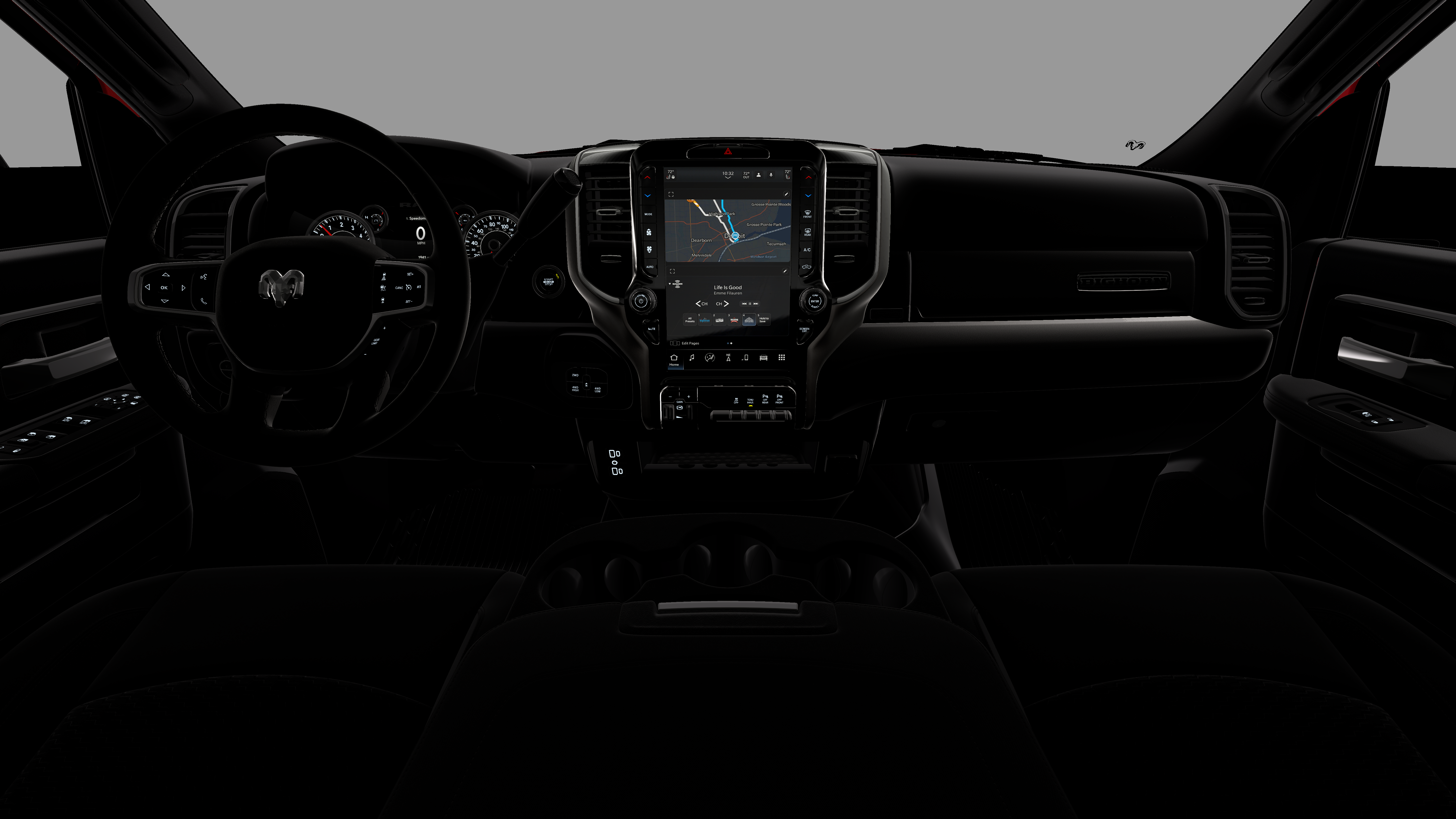 2026 RAM 2500 Big Horn Night Edition 4x4 / 6.4L Hemi / 6'4" Bed