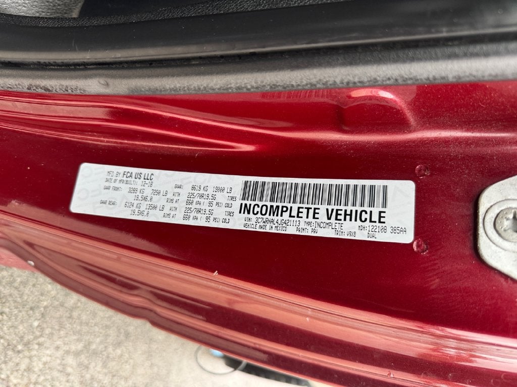 2018 RAM 5500HD Tradesman