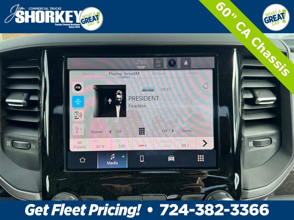 2026 RAM 5500 Tradesman DRW 4x4 / 6.7L Diesel / 60" CA Chassis