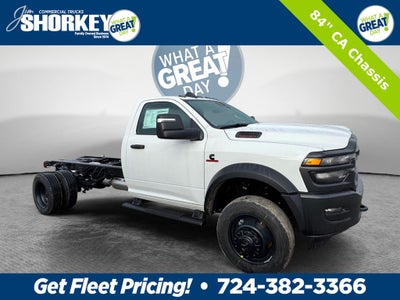 2026 RAM 5500 Tradesman DRW 4x4 / 6.7L Diesel / 84" CA Chassis