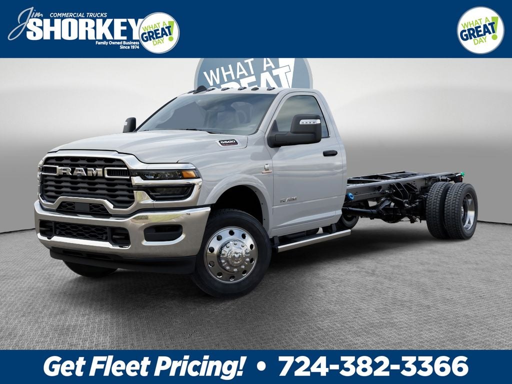 2026 RAM 5500 Big Horn DRW 4x4 / 6.7L Diesel / 120" CA Chassis