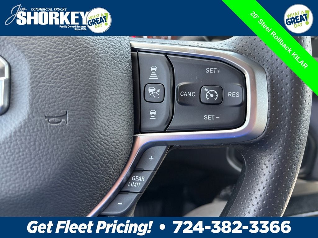 2026 RAM 5500 Big Horn DRW 4x4 / 6.7L Diesel / 20' Steel Rollback