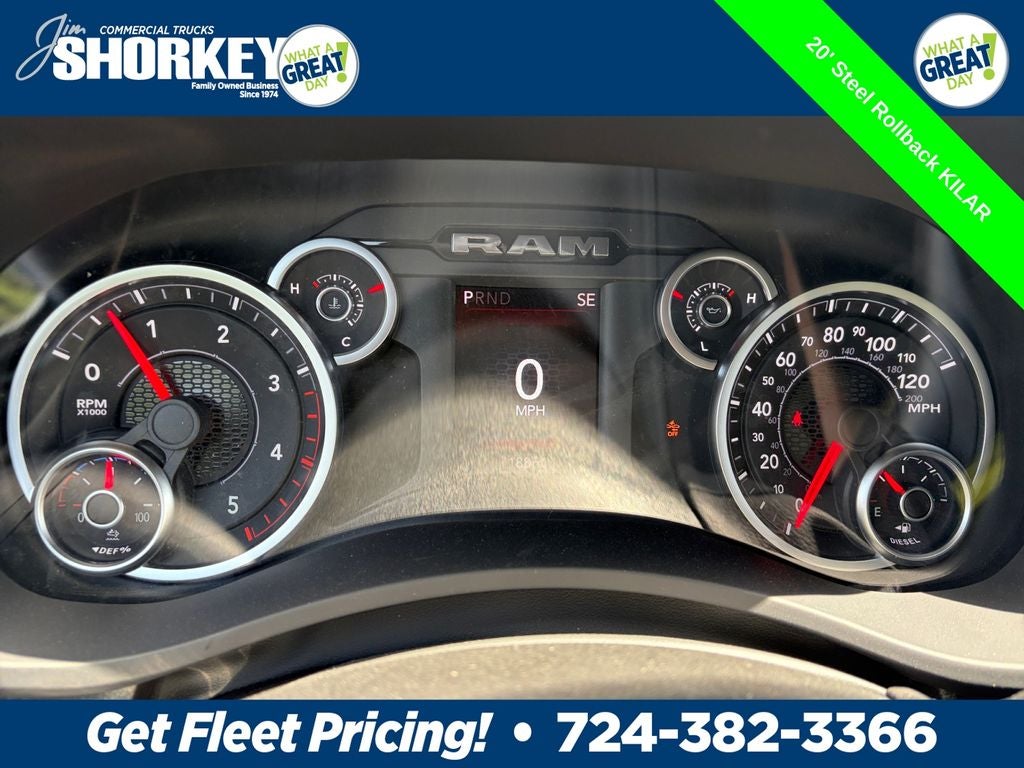 2026 RAM 5500 Big Horn DRW 4x4 / 6.7L Diesel / 20' Steel Rollback