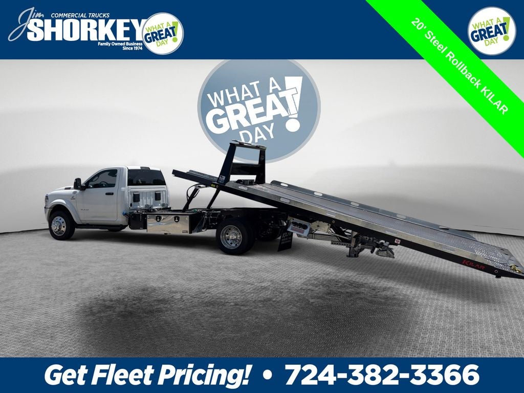 2026 RAM 5500 Big Horn DRW 4x4 / 6.7L Diesel / 20' Steel Rollback