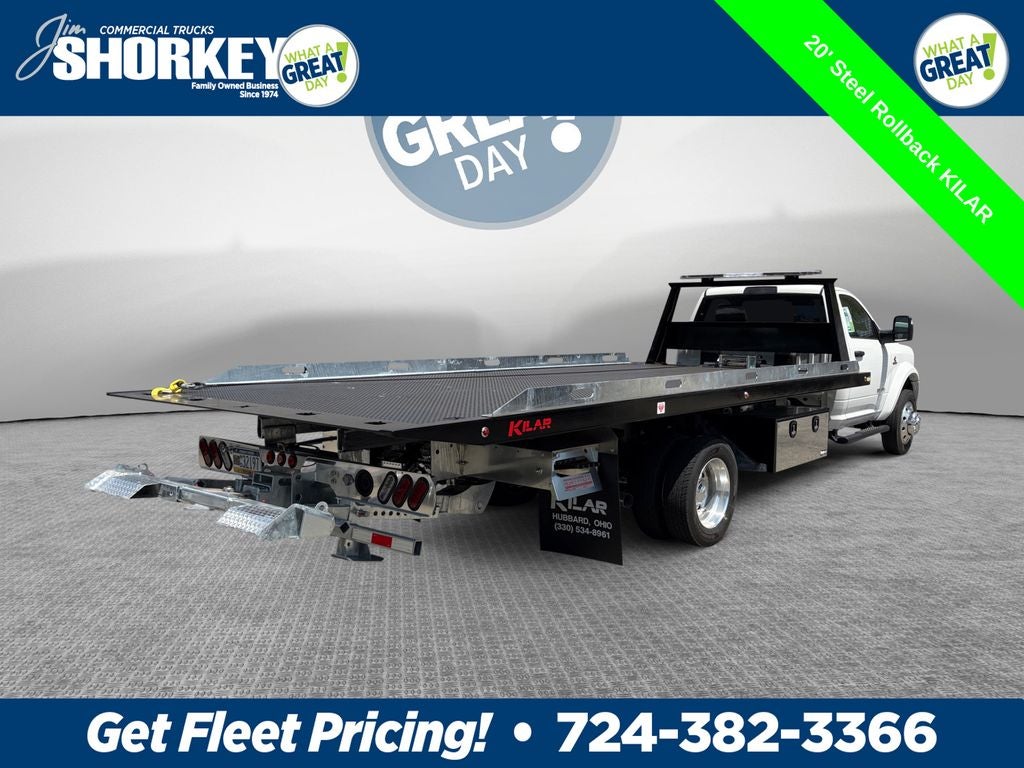 2026 RAM 5500 Big Horn DRW 4x4 / 6.7L Diesel / 20' Steel Rollback