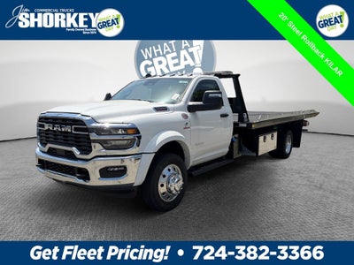 2026 RAM 5500 Big Horn DRW 4x4 / 6.7L Diesel / 20' Steel Rollback