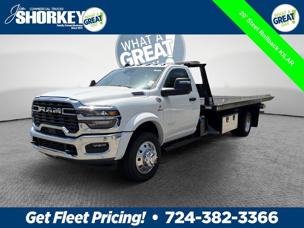 2026 RAM 5500 Big Horn DRW 4x4 / 6.7L Diesel / 20' Steel Rollback