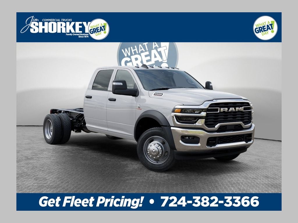 2026 RAM 5500 Tradesman DRW 4x4 / 6.7L Diesel / 60" CA Chassis