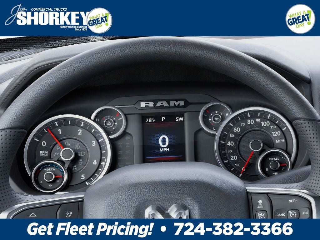 2026 RAM 5500 Tradesman DRW 4x4 / 6.7L Diesel / 84" CA Chassis