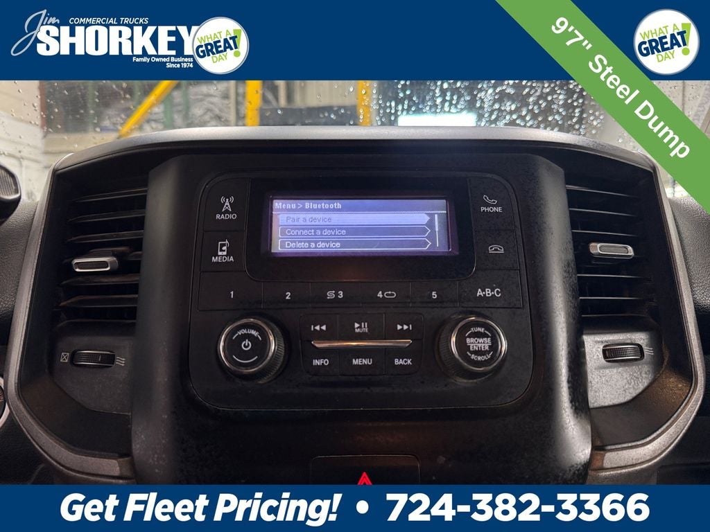 2019 RAM 3500 Tradesman DRW 4x4 / 6.4L Hemi V8 / 9'7" Steel Dump