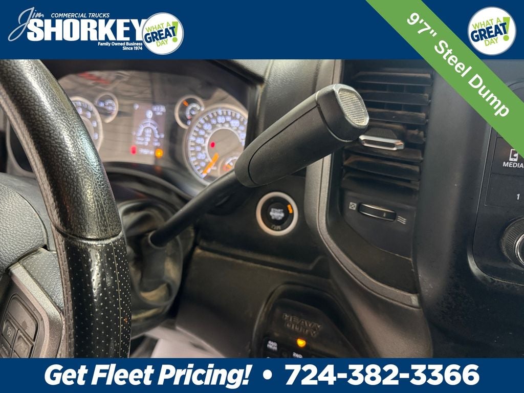 2019 RAM 3500 Tradesman DRW 4x4 / 6.4L Hemi V8 / 9'7" Steel Dump