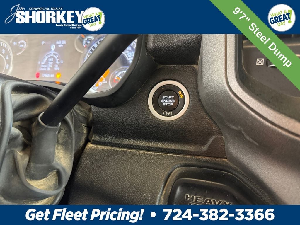 2019 RAM 3500 Tradesman DRW 4x4 / 6.4L Hemi V8 / 9'7" Steel Dump