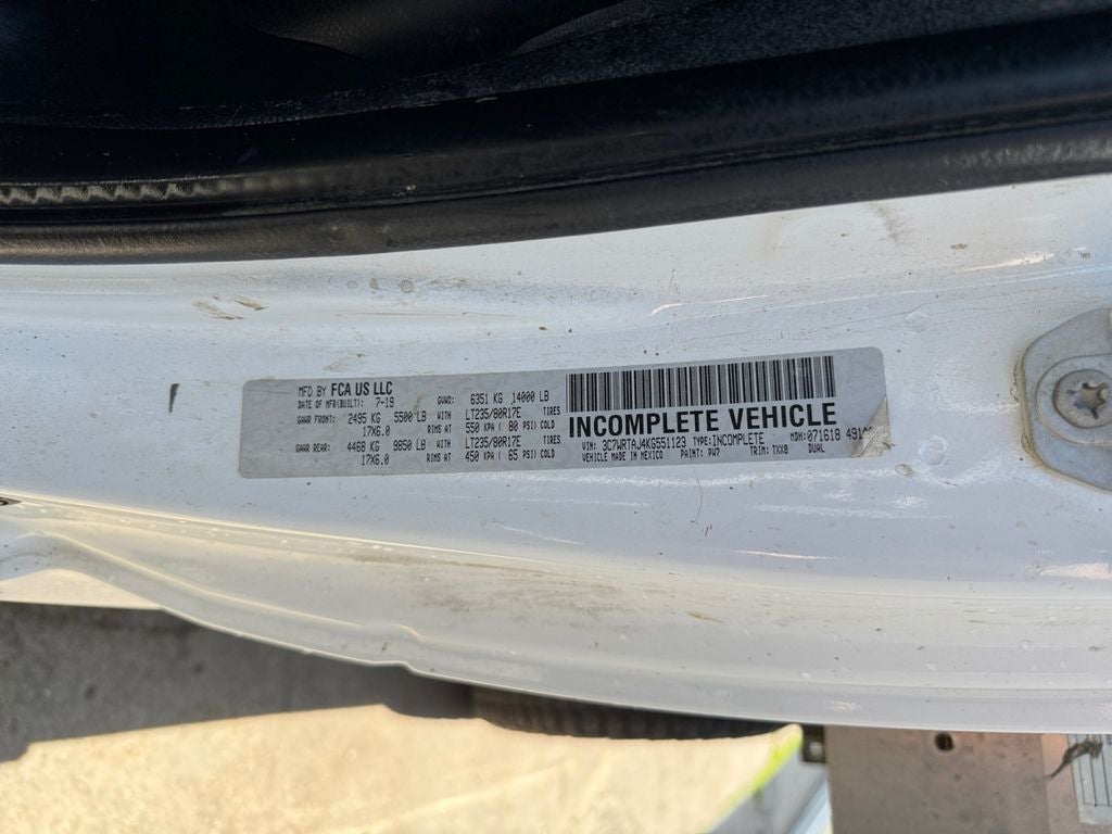 2019 RAM 3500 Tradesman DRW 4x4 / 6.4L Hemi V8 / 9' Aluminum Dropside Dump