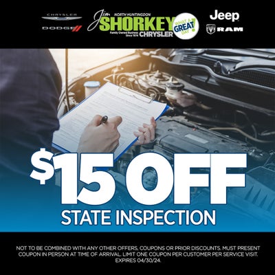 $15 OFF State Inspection
