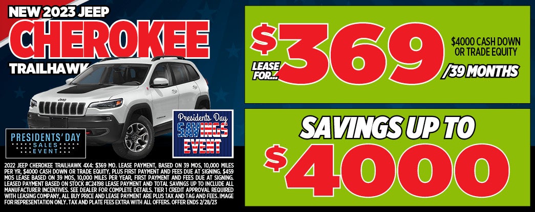 New 2023 Jeep Cherokee Special at Jim Shorkey CDJR North Huntingdon