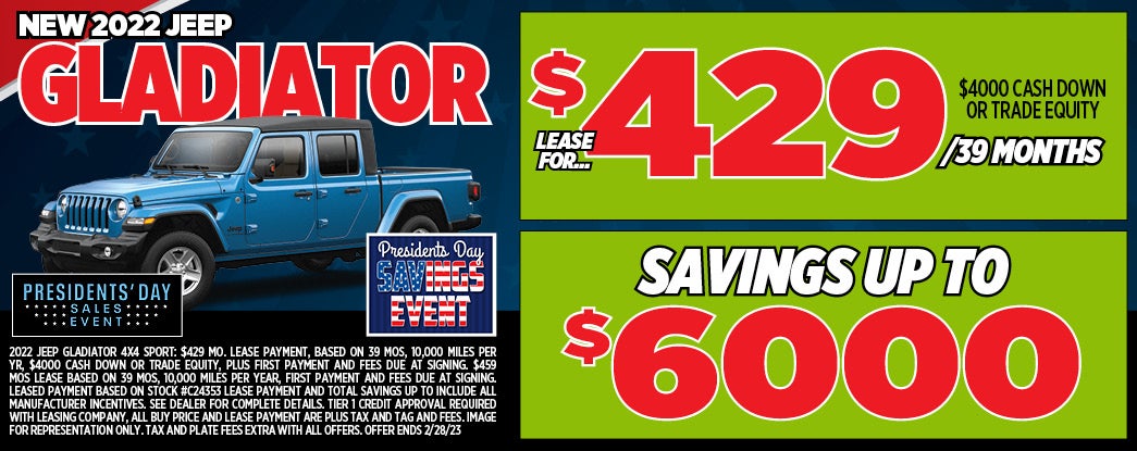 New 2022 Jeep Gladiator Special at Jim Shorkey CDJR North Huntingdon